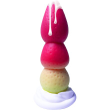 Strawberry Fantasy Monster Anal & G Spot Toy Dildo with Suction Cup
