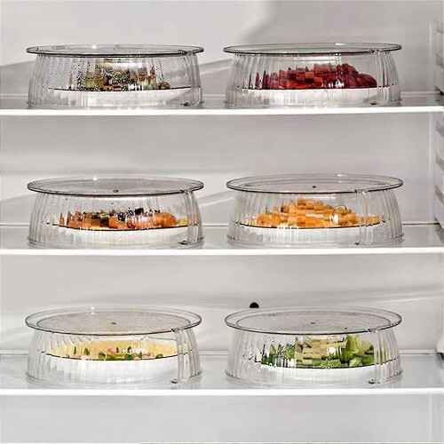 (1pc) Tall Microwave Plate Cover Splatter Guard Lid With Handle For Heating Pasta Warming Leftovers 1