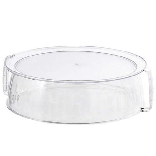 (1pc) Tall Microwave Plate Cover Splatter Guard Lid With Handle For Heating Pasta Warming Leftovers