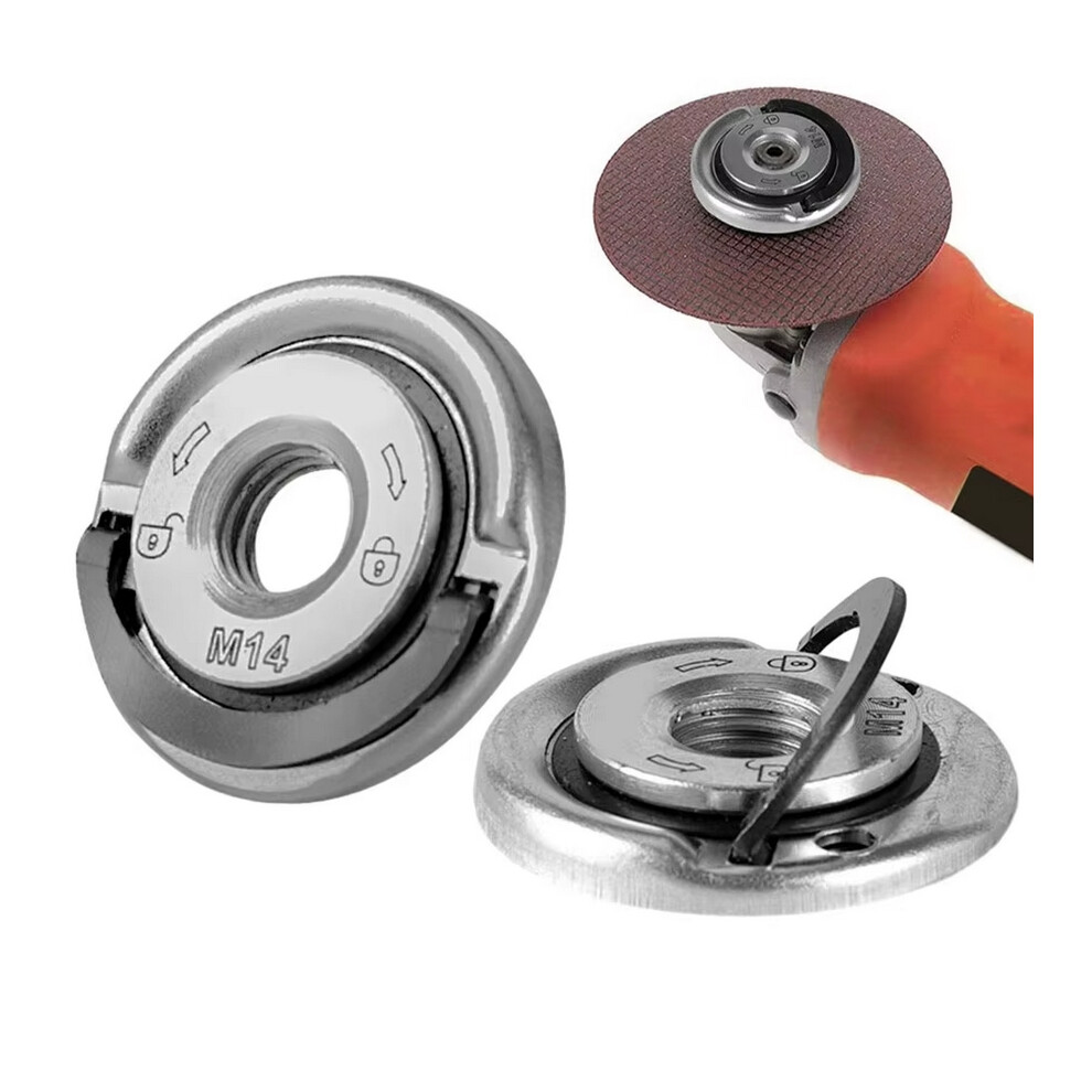 M14 Angle Grinder Quick Release Self-Locking Grinder Pressing Plate Flange Nut Power Chuck 6920293996436