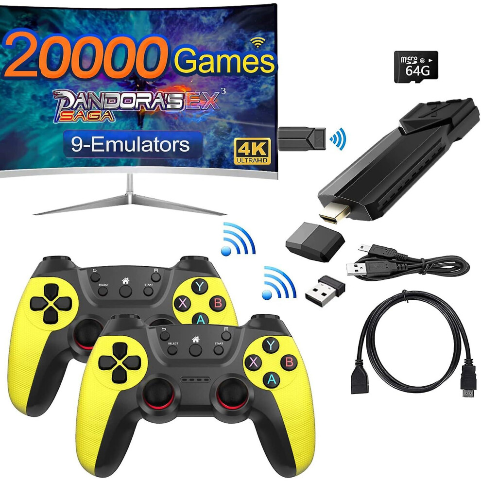 Wireless Retro Game Console Tv 4K Game Stick 20000 Games 9 Emulators 8715748682204