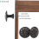 16pcs Black Cabinet Door Handle, Round Drawer Knobs, Single Hole Cupboard Handle 2
