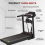 Treadmill Under Desk Walking Pad Foldable for home Running machine 6