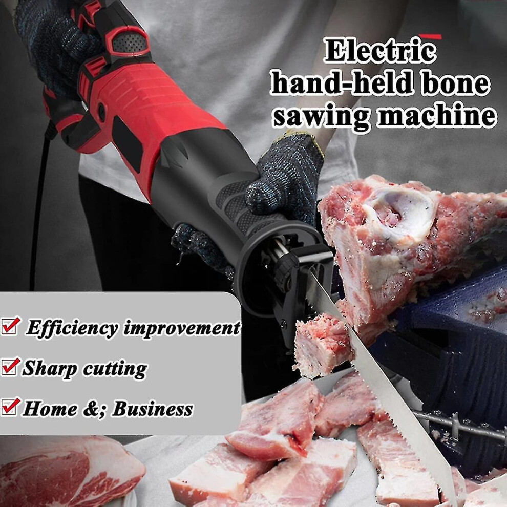 Willkey Stainless Steel Unpainted Reciprocating Saw Blade 7tpi Frozen Meat Bone Cutting Saw Blade