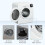 HOMCOM 6kg Vented Tumble Dryer, Freestanding, Wall Mounted, Stackable, Portable Dryer with 7 Programmers 6