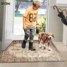 (40 x 60 cm- Small Mat For Bath Bathroom/Door Mat for Indoor & Outdoor) Living Room Extra Large Rug Traditional Carpet Runner