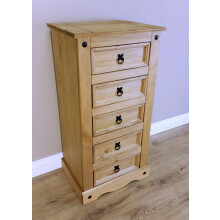 Mercers Furniture Corona 5 Drawer Narrow Chest