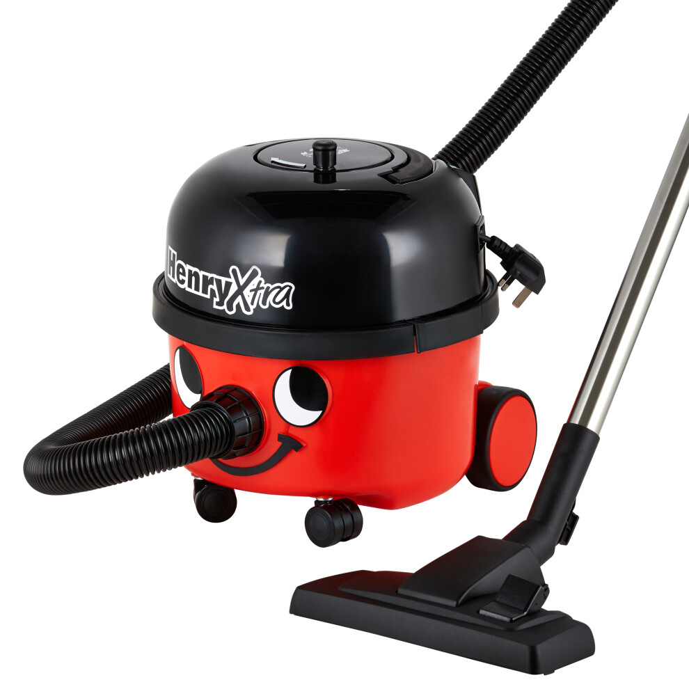 Henry Xtra Bagged Cylinder Vacuum, 9 Litre, 620 Watt, Red