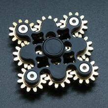 Fidget Spinner Gears Linkage Fidget Gyro Toy Metal Diy Hand Spinner Spins Long Time Edc Focus Meditation Break Bad Habits Adhd