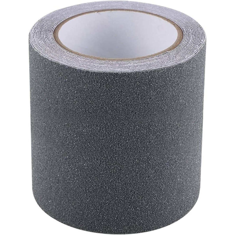 High Traction Anti Slip Tape For Indoor And Outdoor Steps, Ramps, Walkways And Decks - Heavy Duty Traction Tape To Prevent Slips And Falls Gray