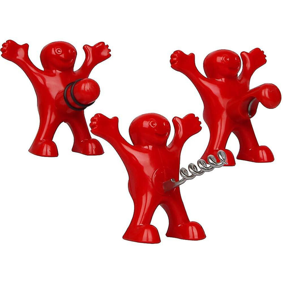 Corkscrew Beer Wine Novelty Corkscrew Red Male Cap Opener Funny