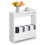 Side Table End Table with Magazine Rack for Living Room and Office 1