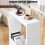Side Table End Table with Magazine Rack for Living Room and Office 4