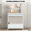 Side Table End Table with Magazine Rack for Living Room and Office 7