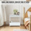 Side Table End Table with Magazine Rack for Living Room and Office 8