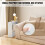 Side Table End Table with Magazine Rack for Living Room and Office 9