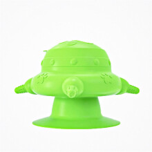 (green) Bionic Pet Suckle Feeder Silica Gel Puppy/kitten Bubble Milk Bowl Simulate Breast Feed For Kitty Newborn Cat/dog Nursing Station
