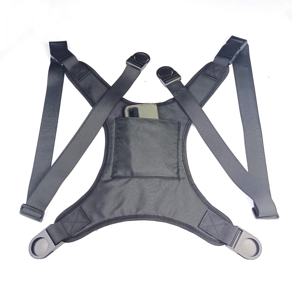 Wheelchair Restraints Harness Safety Seat Belt Anti-fall Strap Adjustable Vest For Elderly Patients