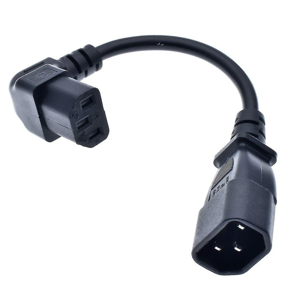 Down Angle Cord Iec 320 C13 Female To C14 Male Pdu Angle Power Cables Power Cord Adapter