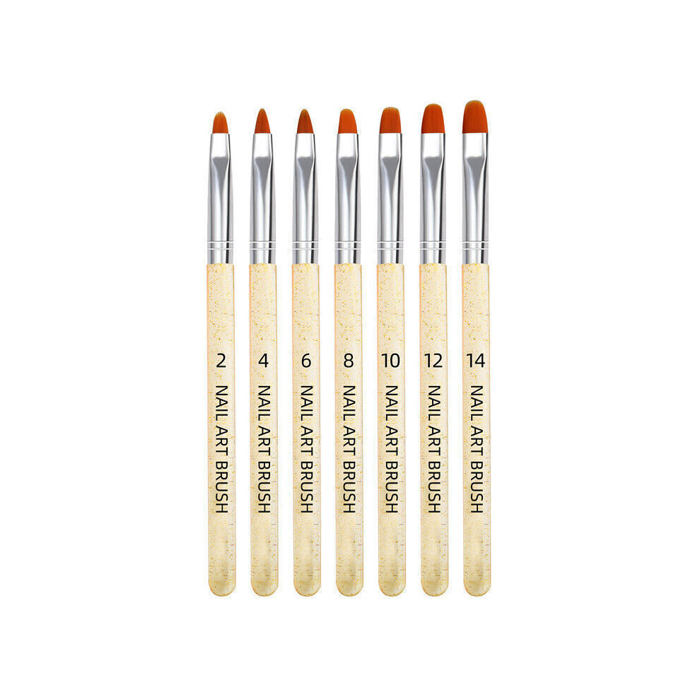 7Pcs UV Gel Brush Acrylic Pen Nail Art Painting Drawing Brushes Decor Set-image-OPC-PFXDKHM-NEW