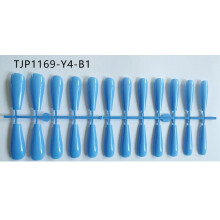 24pcs Matte False Nails Long Ballerina Fake Nail Art Tips Full Cover Coffin Nail