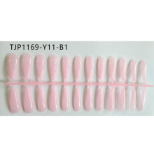 24pcs Matte False Nails Long Ballerina Fake Nail Art Tips Full Cover Coffin Nail