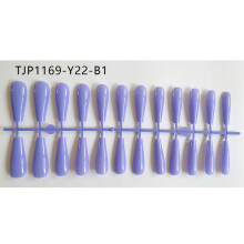 24pcs Matte False Nails Long Ballerina Fake Nail Art Tips Full Cover Coffin Nail