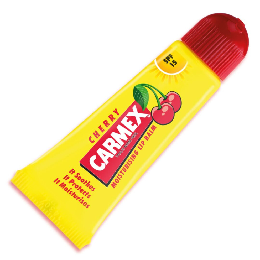 Carmex Cherry Flavour Lip Balm Tube 10 g