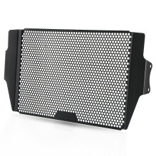 (Black without logo) Otwoo Motorcycle Radiator Grille Guard Cover For Ducati Multistrada 1200 S Granturismo/pikes Peak/touring1200 2010 2011 2012 2013 2014