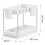 (White) 2 Pack Under the Sink Cupboard Kitchen Storage 4