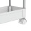 (White, Standard) 4 Tier Trolley Kitchen Storage Bathroom Organiser 8