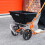 T-Mech T-Mech Rasennivellierer und Rotationsstreuer 100cm – Orange 5