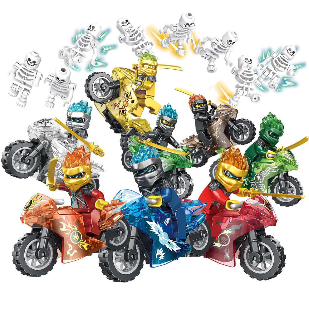 Set Of 24 Pcs Ninjago Mini Figures Kai Jay Sensei Wu Master Building Blocks Toys