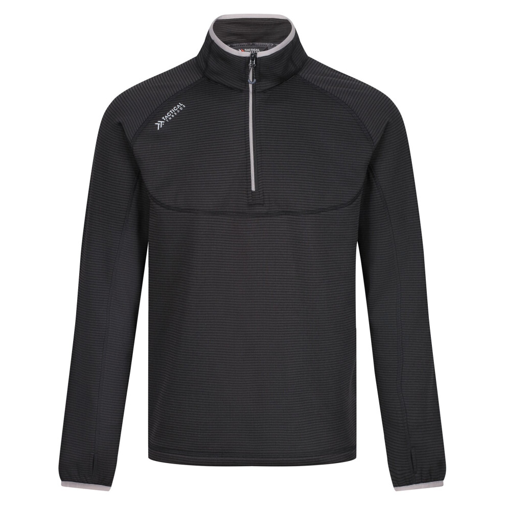 (XXL, Black) Regatta Mens Tactical Scorch Fleece Thermal Base Layers