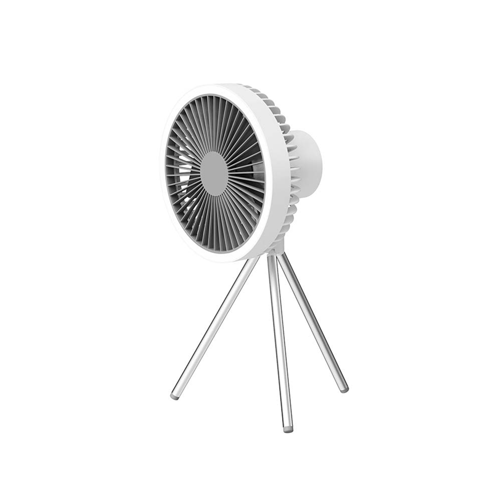 Lampe de ventilateur de camping en plein air USB trépied de sol bureau dortoir