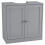 URBN Living (Under Sink Cabinet - Grey) Under Sink Cupboard Mirror Unit WC Paper Dispenser 6