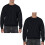 True Face (Black - 2 Pack, L) 2&3Pack Mens Plain Sweatshirt JumperJersey Sweater 3