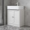 URBN Living (All 3 Piece - White) Under Sink Cupboard Mirror Unit WC Paper Dispenser 3