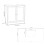 URBN Living (All 3 Piece - White) Under Sink Cupboard Mirror Unit WC Paper Dispenser 9