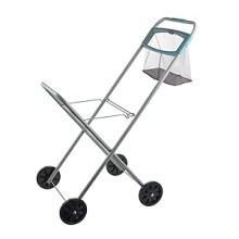 Laundry Basket Trolley – 44cm x 57cm x 91cm H Lightweight Easy To Move Laundry Around