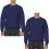 True Face (Navy - 2 Pack, M) 2&3Pack Mens Plain Sweatshirt JumperJersey Sweater 3