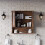 URBN Living (Wall Mirror Cabinet - Rustic Brown) Under Sink Cupboard Mirror Unit WC Paper Dispenser 5