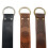 Medieval Embossed Vegvisir PU Leather O Ring Belt Black 6