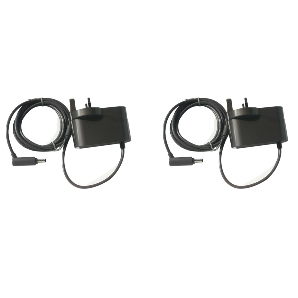 Lot de 2 câbles adaptateurs de chargeur de 1,85 m pour aspirateur robot V6 V7 V8 avec prise britannique