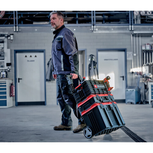 Einhell Einhell System Carrying Case E-Case 90kg Load Red Reinforced Durability 2