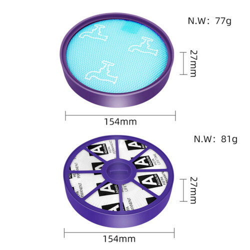 Replacement Washable Pre and Post Hepa Filter Set for DC19 DC20 1