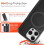 OX OX Defender CASE Cover for 15 Pro Max Drop Protection Case - Black 5