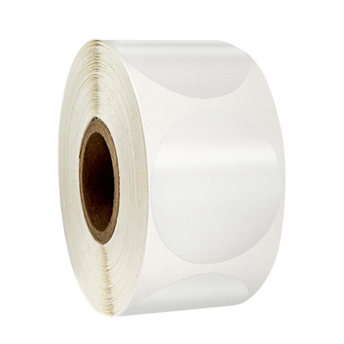 Transparent Sealing Sticker PVC Plastic Label 500Pcs Per Roll 3Roll 1