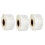 Transparent Sealing Sticker PVC Plastic Label 500Pcs Per Roll 3Roll 1
