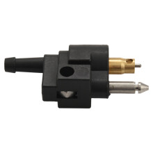 Black Fits 1/4 Inch Hose Line For Outboard Fuel Pipe 6Mm Male